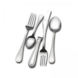 Wallace Emerson 45-Piece 18/10 Stainless Steel Flatware Set WAL2530